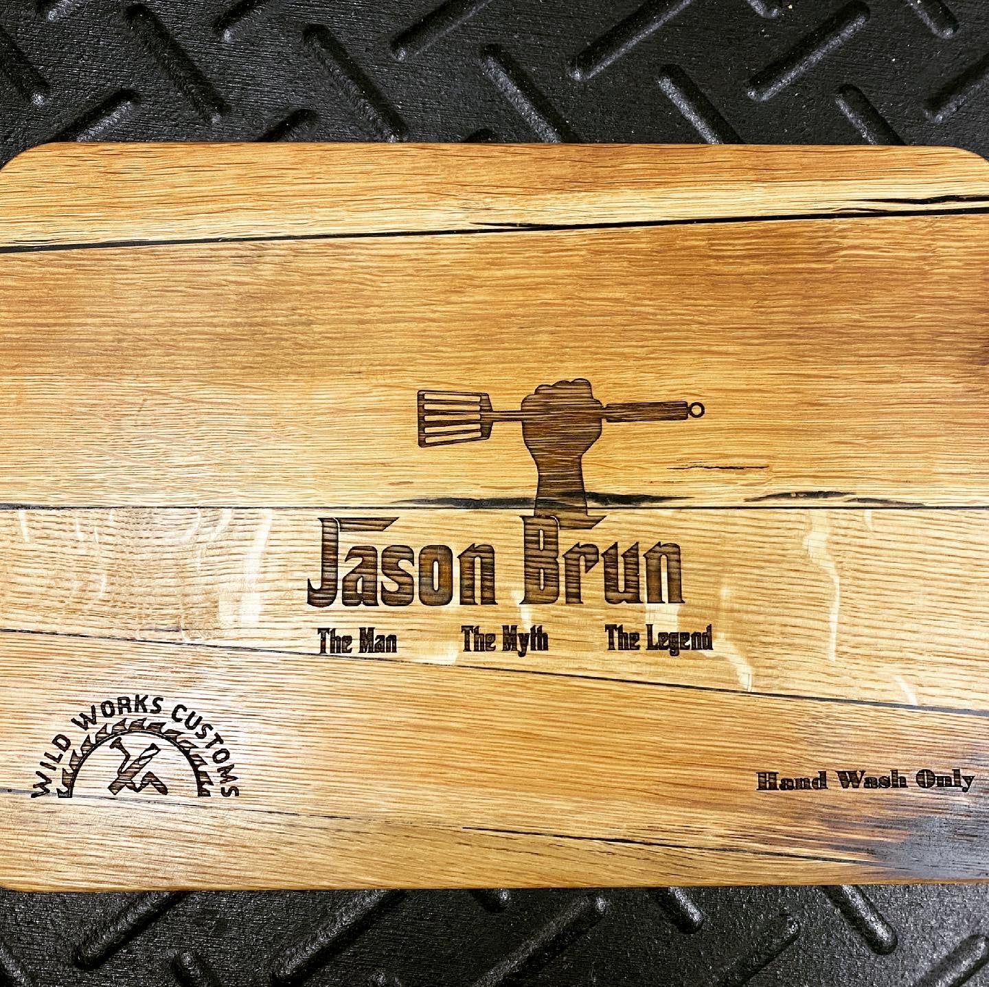 Bourbon Barrel Cutting Board