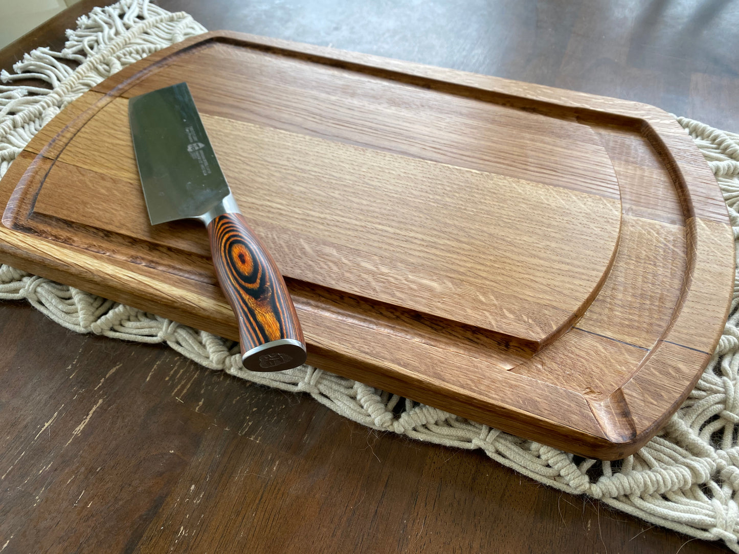 Bourbon Barrel Cutting Board
