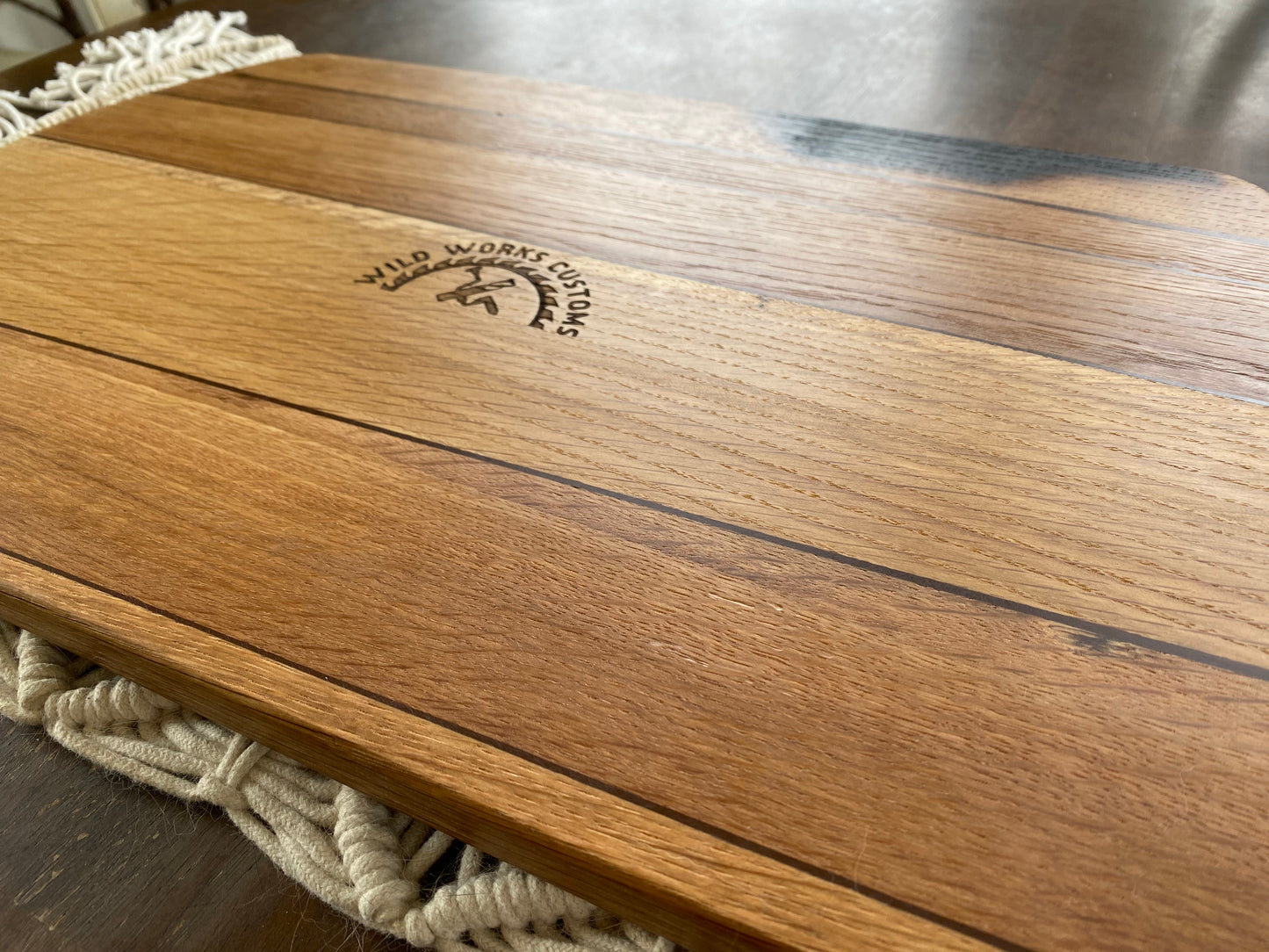 Bourbon Barrel Cutting Board