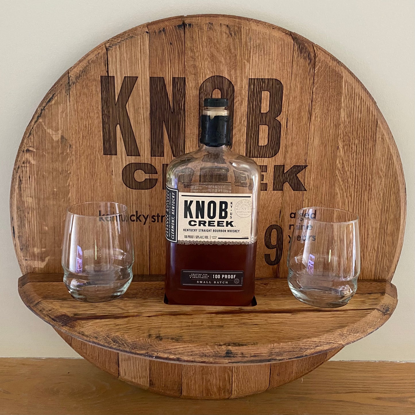Knob Creek Display Shelf and Lid