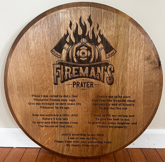 Fireman's Prayer (Customizable)