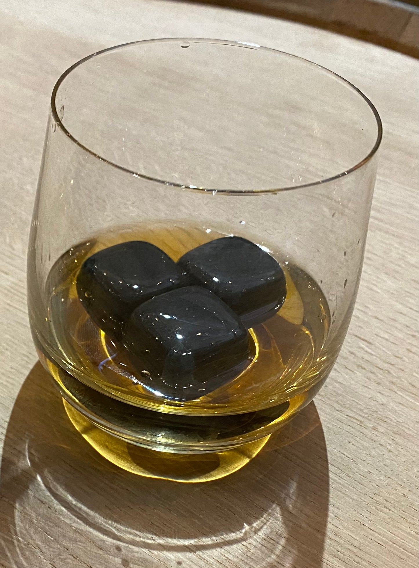 Whiskey Stone Tray With Stones